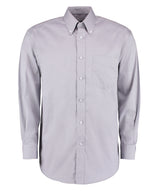 Corporate Oxford shirt long-sleeved (classic fit) — Silver Grey