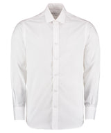 Tailored business shirt long-sleeved (tailored fit) — White