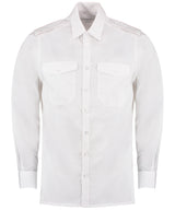 Pilot shirt long sleeved — White