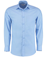 Poplin shirt long-sleeved (tailored fit) — Light Blue