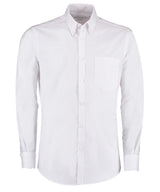 Slim fit workwear Oxford shirt long-sleeved (slim fit) — White