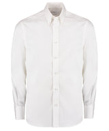 Premium Oxford shirt long-sleeved (tailored fit) — White*