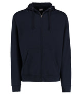 Klassic hooded zipped jacket Superwash® 60° long sleeve (regular fit) — Navy