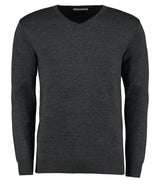 Arundel v-neck sweater long sleeve (classic fit) — Graphite