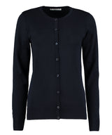 Women's Arundel crew neck cardigan long sleeve (classic fit) — Navy