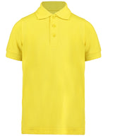 Klassic polo kids with Superwash® 60°C (classic fit) — Canary