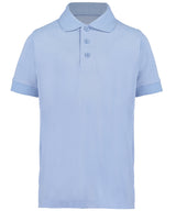 Klassic polo kids with Superwash® 60°C (classic fit) — Light Blue