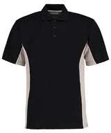 Track polo (classic fit) — Black/Grey/White