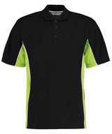 Track polo (classic fit) — Black/Lime/White*