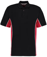 Track polo (classic fit) — Black/Red/White*