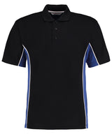 Track polo (classic fit) — Black/Royal/White*