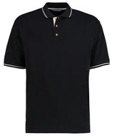 St Mellion polo (classic fit) — Black/White