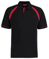 Oak hill polo (classic fit) — Black/Bright Red