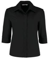 Contiental ¾ sleeve blouse womens — Black