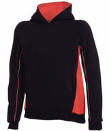 Kids pullover hoodie — Black/Red