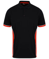 Panel polo — Black/Red/White