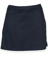 Women's skort with wicking finish — Navy
