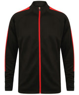Knitted tracksuit top — Black/Red*