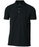 Harvard classic – stretch deluxe polo — Black