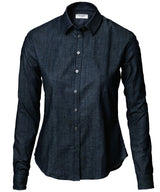 Women’s Torrance – raw and stylish denim shirt — Indigo Blue