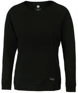 Women’s Newport – luxury lightweight crewneck — Black