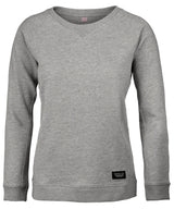 Women’s Newport – luxury lightweight crewneck — Grey Melange