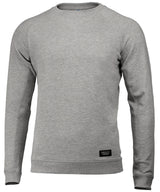 Newport – luxury lightweight crewneck — Grey Melange