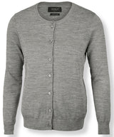 Women’s Phoenix – luxurious merino blend cardigan — Grey Melange