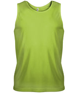 Men's sports vest — Lime