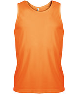 Men's sports vest — Orange