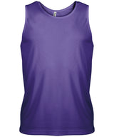 Men's sports vest — Violet