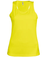 Ladies' sports vest — Fluorescent Yellow