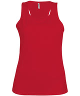 Ladies' sports vest — Red