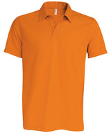 Men's short-sleeved polo shirt — Orange