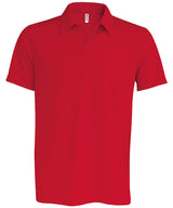 Men's short-sleeved polo shirt — Red