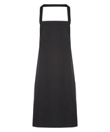 100% Organic Cotton Bib Apron — Black