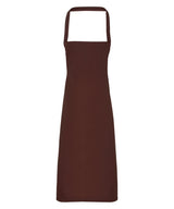 100% Organic Cotton Bib Apron — Brown