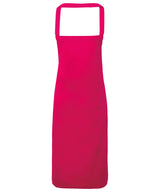 100% Organic Cotton Bib Apron — Hot Pink