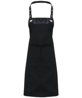 Espresso bib apron — Black/Black