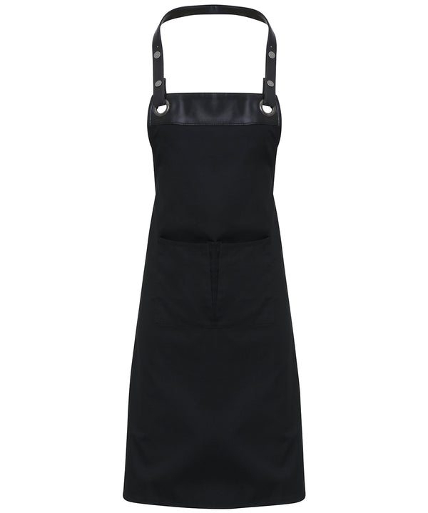 Espresso bib apron