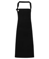 Calibre heavy cotton canvas bib apron — Black