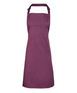 Colours bib apron — Aubergine
