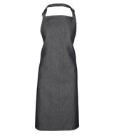 Colours bib apron — Black Denim