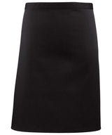 Colours mid-length apron — Black