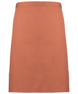 Colours mid-length apron — Chestnut