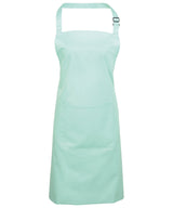 Colours bib apron with pocket — Aqua