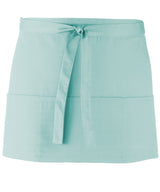 Colours 3-pocket apron — Aqua
