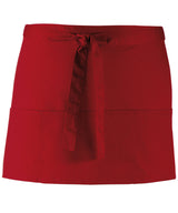 Colours 3-pocket apron — Burgundy