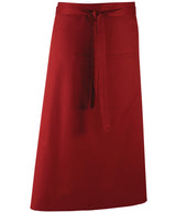 Colours bar apron — Burgundy