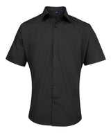 Supreme poplin short sleeve shirt — Black